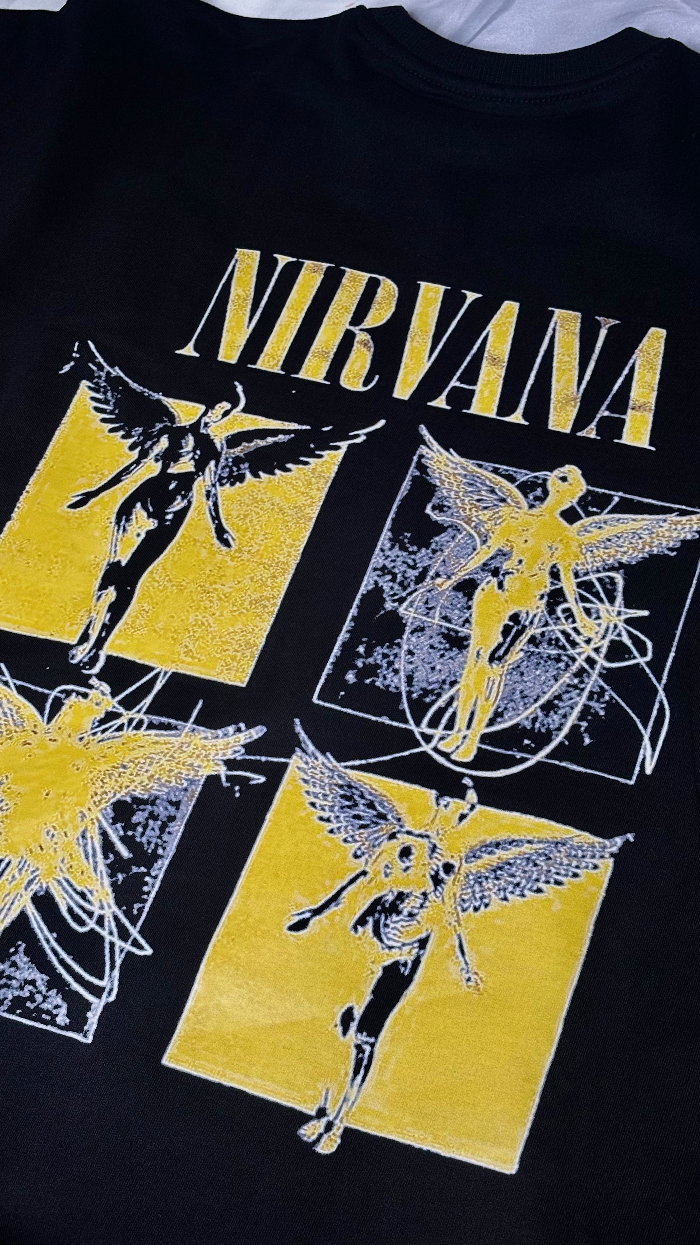 Nirvana trendy oversize graphic t-shirt