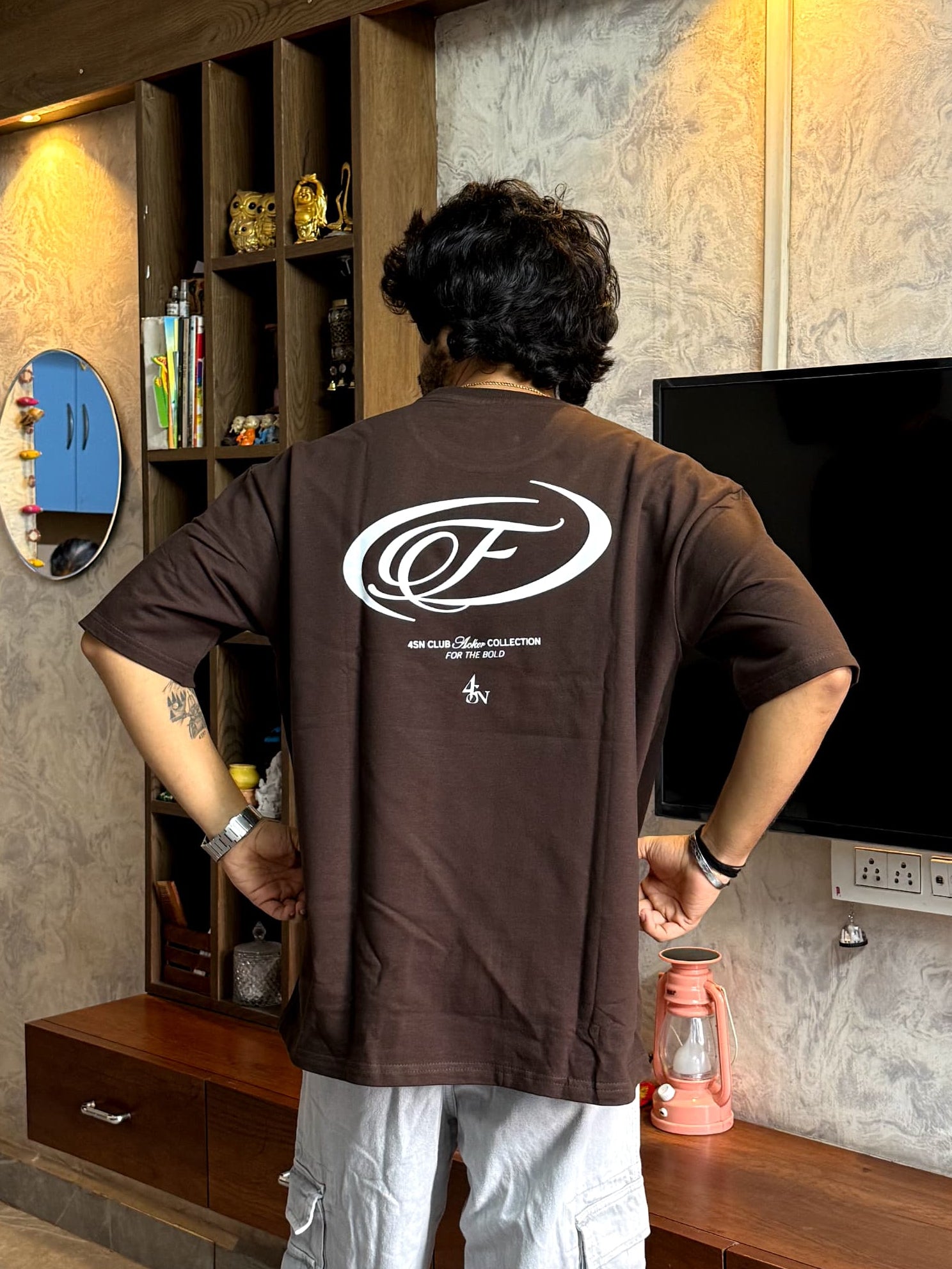 Urban Streetstyle Back-Print Oversize t-shirt